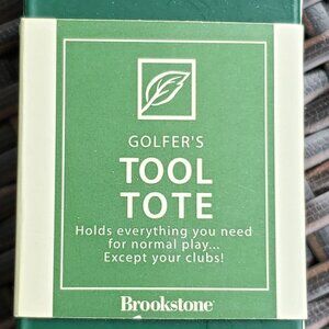 NWT Brookstone Golfer's Tool Tote